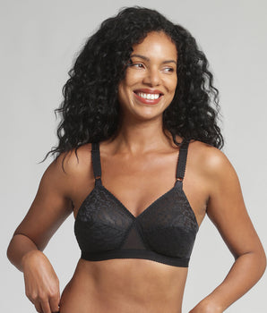 Reggiseno senza ferretto nero Criss Cross 165