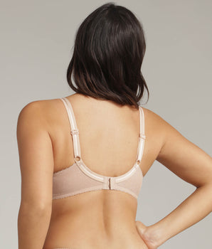 Reggiseno con ferretto beige Criss Cross Microfibra