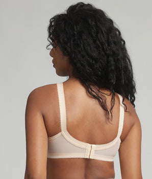 Reggiseno senza ferretto beige Criss Cross 556