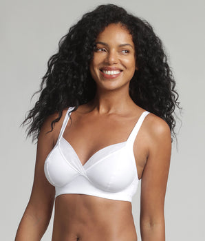 Reggiseno senza ferretto bianco Feel Good Support