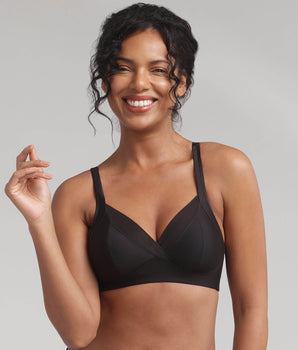 Reggiseno senza ferretto nero Feel Good Support