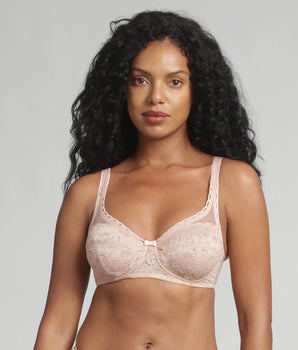 Reggiseno con ferretto beige Criss Cross Femminile Riciclato