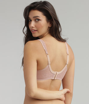 Reggiseno con ferretto beige Criss Cross Femminile Riciclato