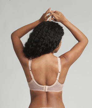 Reggiseno con ferretto beige Criss Cross Femminile Riciclato