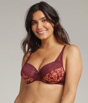 Reggiseno con ferretto bohemien Flowery Lace Micro Riciclato