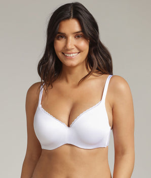 Reggiseno con ferretto rimovibile bianco 24 Ore Soft Absolu