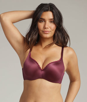 Reggiseno con ferretto rimovibile geranio 24h Soft Absolu