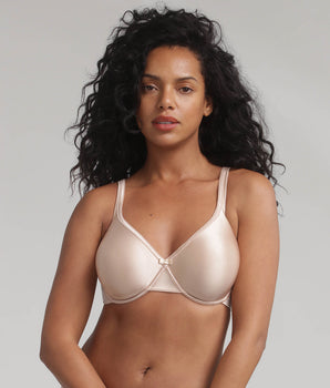 Reggiseno con ferretto beige Satiny Micro Support