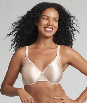 Reggiseno con ferretto beige Satiny Micro Support