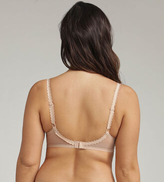 Reggiseno spacer con ferretto beige Flowery Lace Riciclato, , PLAYTEX